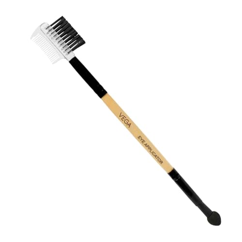 Image of Vega 2 in 1 Mini Make up Brush, Eye Applicator and Eye Groomer