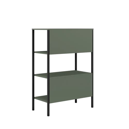 Itbe Easywork 3 Tier Bookshelf, Bookcase Office Shelf (Green) #TOP2