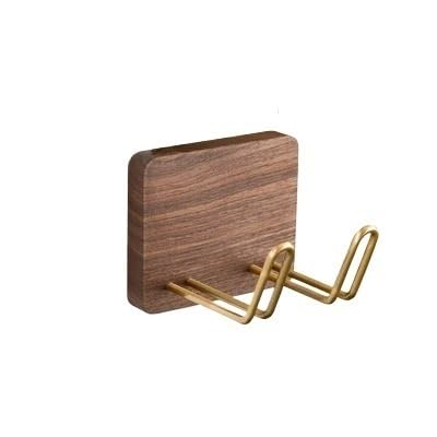 Föhn Halterung Holz Haartrockner Halter Organisiertes Rack Wand Haarglätter Ständer Badezimmer Zubehör Set Hause(Walnut 10x12)