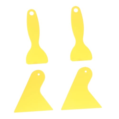 Cabilock 4pezzi Raschietto Per Pellicola Auto Strumento Tergivetro Per Avvolgimento Di Adesivi e Pellicole Kit Per Applicazione Su Veicoli Finestre e Materiali Adesivi