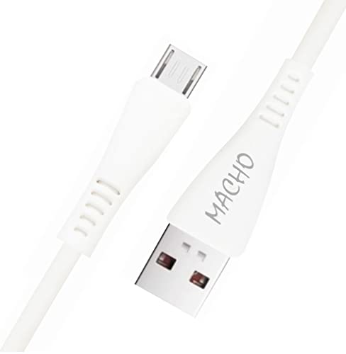 Macho Premium (Black Colour) USB A to Micro Cable, Sync & Quick Charging Cable, 6.6 Feet (2 Meter),...