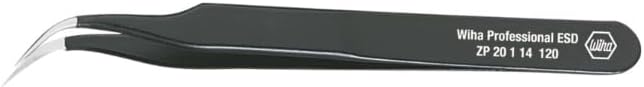 Wiha 32335 ZP 20114 Precision Tweezers Type 7a 120 mm