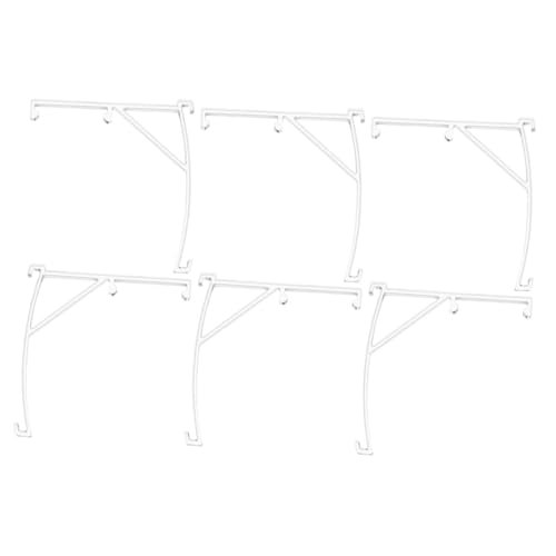 ULDIGI 6pcs Blind Valance Clips: Clear Plastic Vertical Curtain Clips Hidden Valance Retainer Retainer Holder for Vertical Replacement Part