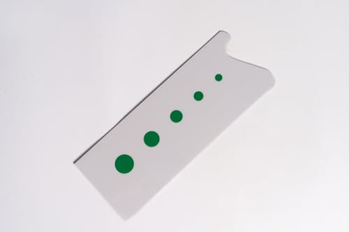 Image of Convergence Eye Exercise Training Cards for Vision Therapy - Eye Exercise Tools for Amblyopia, Lazy Eye, Strabismus & Squint Correction | 2 Pcs Set: Dot Card & Barrel /Color Convergence Card | UV Printed High-Quality Imported Acrylic