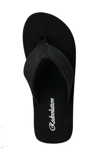 Image of REDVOLUTION New Boys' Beach Sandal TRIBAL Tattoo | Geometric Bali Flip-Flop Sandals