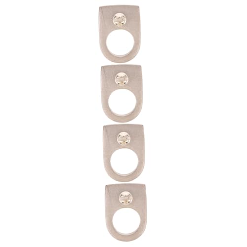 CORHAD 4pcs Professional Shot Catapult Stainless Steel Ring Without Rubber Band