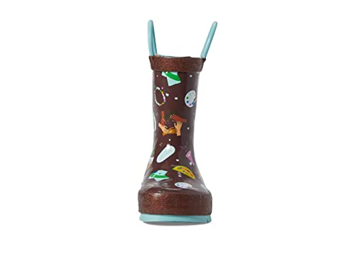 Western Chief Girl's Brownie Squad Rain Boot (Toddler/Little Kid/Big Kid) Brown 10 Toddler M #TOP1