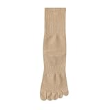 [intambo] 5本指ソックス 靴下5本指靴下 綿通気性 通年 通気防臭 セット男性靴下セット 綿 抗菌防臭スポーツ ソックス ビジネス 1足/3足/5足/10足吸汗速乾 (カーキ,5足)