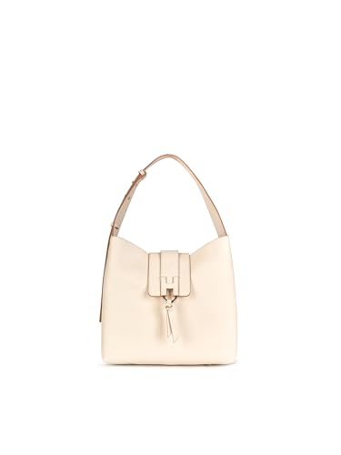 Caratterizzata da un'H a rilievo sulla chiusura con nappina, questa raffinata borsa hobo ha un manico a spalla regolabile. Realizzata in pelle martellata, è un modello versatile per un everyday look urban chic. Borsa Hobo Hogan Trend donna Articolo realizzato in pelle martellata Chiusura con pattina e bottone magnetico H a rilievo con logo Hogan impresso Dimensioni: 28 x 29 x 9 cm Manico regolabile Tasca interna Piedini in metallo Indicazioni di cura e mantenimento incluse Custodia in tessuto inclus