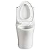 1.1/1.60 GPF Dual-Flush One Piece Toilet, Water-Saving Elongated Comfort Height Floor Mounted, Soft Closing Seat, 1000 Gram Map Flushing Score Toilet, Gloss White 23T02-GW