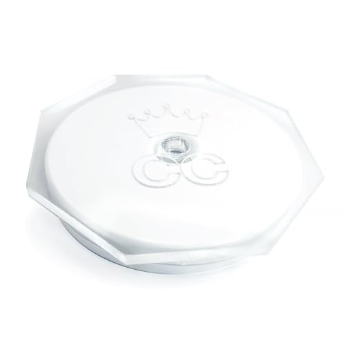 The Cookie Countess Clear Acrylic Cookie Turntable Pulls Apart