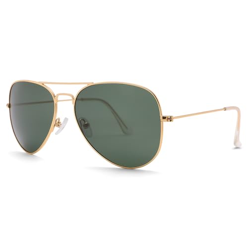 Image of Pro Acme Aviator Sunglasses for Men Women Classic Polarized UV400 Protection
