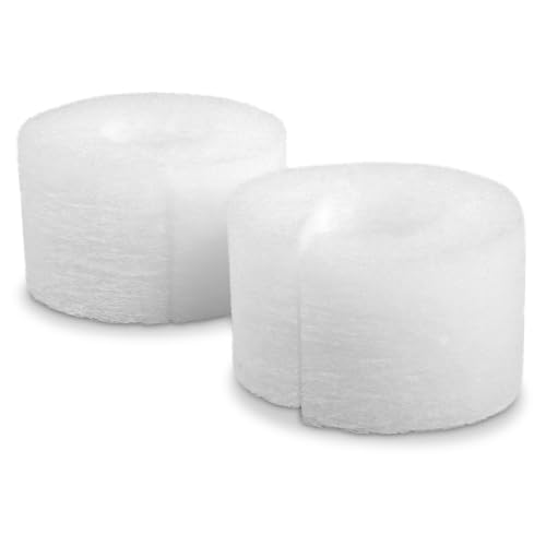 Hochwirksames Flux Filtermaterial für Spa und Whirlpool | Austauschbarer Filter | Ersetzt BW58239 | Hohe Kompatibilität | 250x größere Oberfläche für klares Wasser | Ø 120mm Höhe 70mm | 2 Stück
