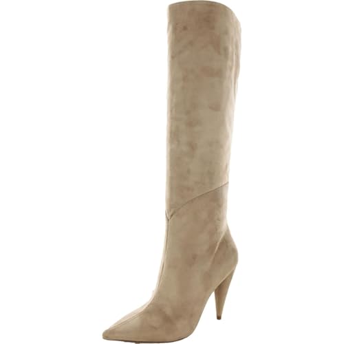 Jessica Simpson Womens MAYNARD Faux Suede Pointed Toe Thigh-High Boots
