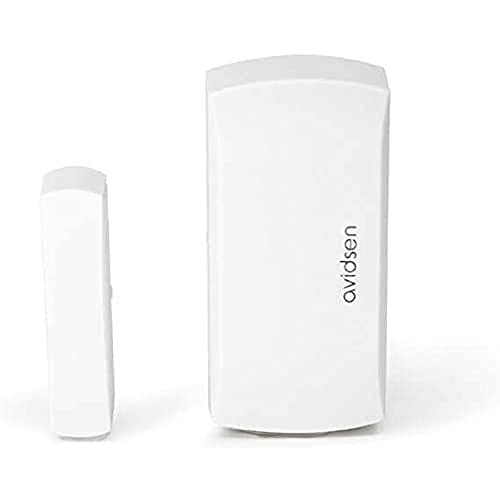 Avidsen - Détecteur d'Ouverture de Porte - Skyda et HomeSecure, pour Alarme de Ces Marques, Portée Radio 110m, Compatible avec Pack Alarme Avidsen - 100723...