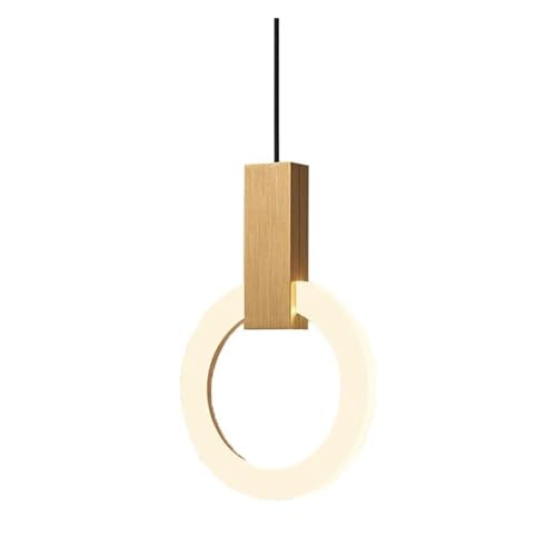 Lustre restaurant bar et chambre : suspension cercle à anneau LED