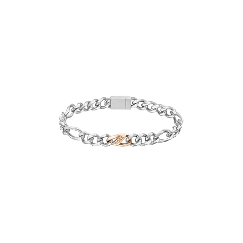 BOSS RIAN Two-Tone Chain Bracelet for Men Cover