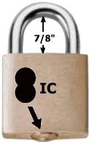 Corbin Russwin PL5070 Steel Shackle Padlock with IC Core Less Core