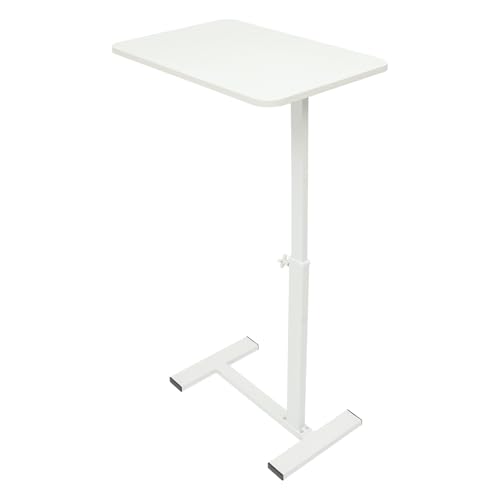Table de lit pratique avec roulettes et plateau réglable pour ordinateur portable
