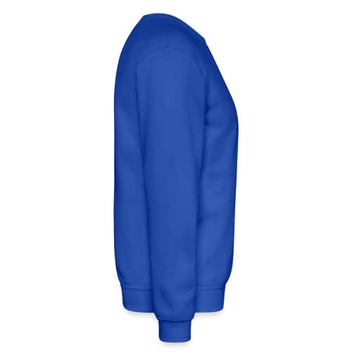 Spreadshirt Emperor Penguin Illustration Crewneck Sweatshirt, M, Royal Blue #TOP4