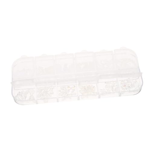 NULYLU 1 Box Nail Art Accessories Butterfly Charms for Nails Butterfly Nail Charms Nail Charms Cool Nail Jewels Nail Charms Bulk Nail Decorations Nail Bows for Nail Art Nail Art Charms