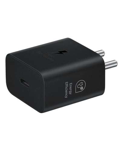 Image of KARWAN 25W Super Fast Charger [2Yrs Warranty] SFC 2.0 Adapter Compatible with Samsung Galaxy S /A /M /F /Z Series,S26 /S25 /S24 /S23 /S22 /S21 /Fe /Plus /Edge /Ultra /Flip /Fold & More,25W BIS Certified Wall Charger