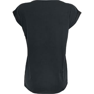 David Bowie Glitchy Femme T-Shirt Manches Courtes Noir Large - Les Beatles, Paul McCartney, John Lennon, RIngo Starr, George Harrison David Bowie Glitchy Femme T-Shirt Manches Courtes Noir Large – Image 2
