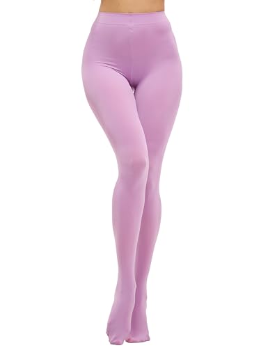 CozyWow Women's 80D Soft Opaque Tights, High Waist Solid Color Womens Tights with 30+ Colors