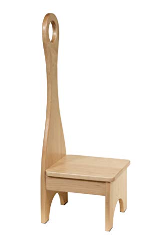 Preisvergleich Produktbild BCC Tritthocker, Ahorngriff Ahorn, Natur