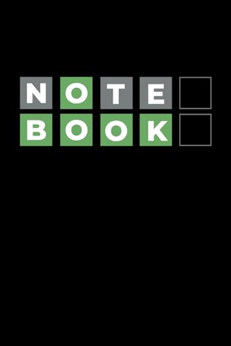Word Game Notebook - Journal: Best for Word Game Lover to Write In for Men & Women, 6x9 120 pages Lined Paper (Best Gift for Students or Colleagues, Best for teens and kids)