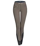 ELT Kinder Vollbesatz Reithose Fun Sport Silikon, Taupe, 176
