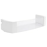 HECASA WR71X10427 AP3190209 Refrigerator Door Shelf Bin Compatible with GE Refrigerator Door Gallon Bin 945734 AH698135 EA698135 PS698135 Replacement Only White+Clear