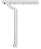 walmdach kosten berechnen  Dachrinnen Set RG 100 weiß 4 x 500 cm Walmdach