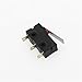 10Pcs Limit Switch, 3 Pin N/O N/C All 5A 250VAC Switch 28mm Long Lever Arm(10Pcs)