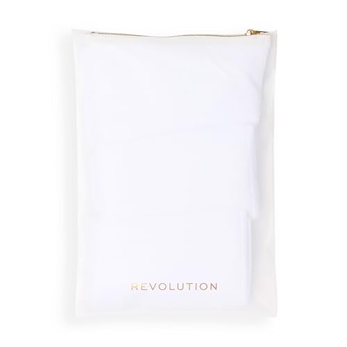 Revolution Pro Miracle Reusable Microfibre Cleansing Cloths, Confezione 3 panni struccanti riutilizzabili, rimuove trucco & impurità