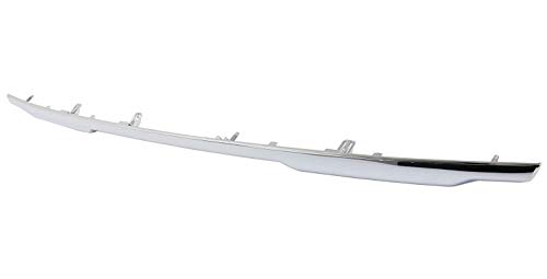 Perfit Liner New Replacement Parts Rear Bumper Center Cover Molding For 2017-2018 Rogue With Abs Plastic Chrome Fits Ni1144107 850726Fl1A #TOP1