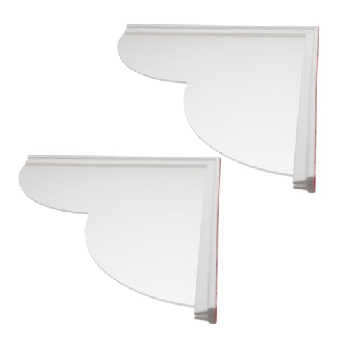 HOOTNEE 2pcs Shower Splash Guard Bathtub Water Barrier to Prevent Splashes for Boys and Girls Easy Installation for Sinks and Washbasins