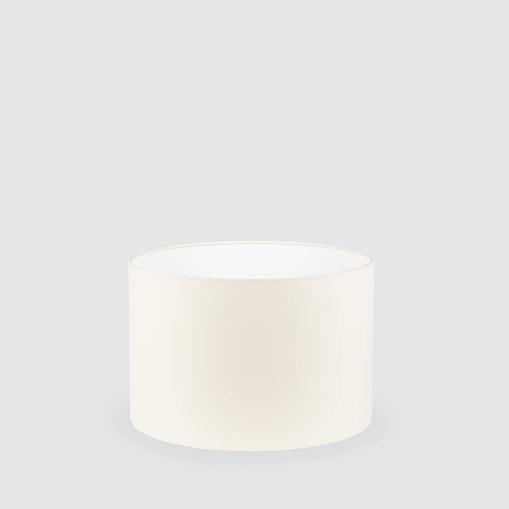 Uniqq Lampenschirm Stoff creme Ø 40 cm - 40 cm hoch, (UL141)