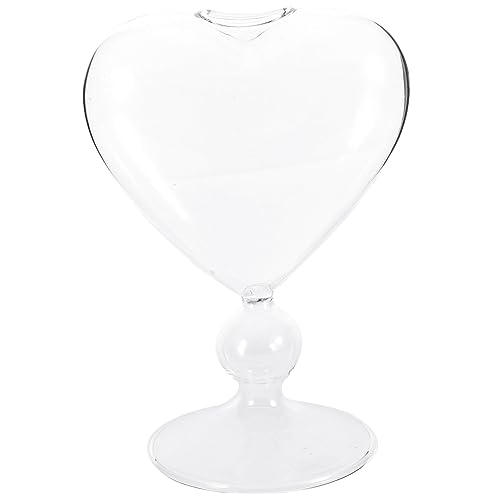 WATIIFUFU Copa De Vino Corazón De Transparente Para Cócteles Ideal Para Fiestas y Celebraciones Copa De Mousse Delicada y Práctica 1PC