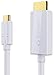 Produktbild sonero UCC011-015 USB-C auf HDMI 2.0 Kabel, 4K@60Hz mit 18Gbps, USB 3.1, Alt Mode, Thunderbolt 3 kompatibel für MacBook Pro, Samsung S8, Dell XPS 15 und andere USB-C Computer, 1,5m weiß