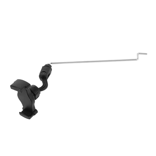 GLSTOY サックス用携帯電話ホルダーと楽譜クリップ アルトテナーサックス対応 ステンレス製 調節可能 竪琴スタンド型 演奏会や練習用