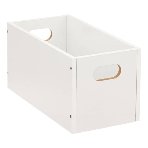 5five - korb 15x31cm 'mix n modul' holz weiß