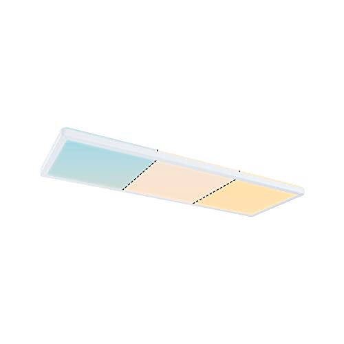 Paulmann 79927 LED panel Atria Shine 580x200mm 3-Step-Dim rectangular incl. 1x22W Warm white White Plastic Ceiling lum. Lighting system 3000K