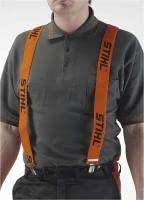 Bretelles Stihl Pour Pantalon Avec Pinces Métalliques - Longueur 130 Cm - Orange - 14