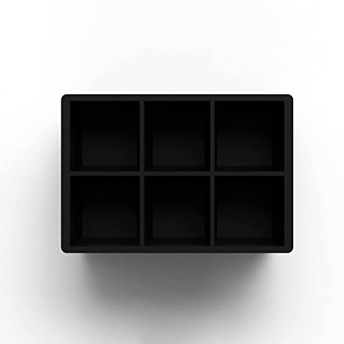 Glacio Ice Cube Molds - Jumbo Square Cube Tray With Lid And 2 Large Sphere Molds #TOP7