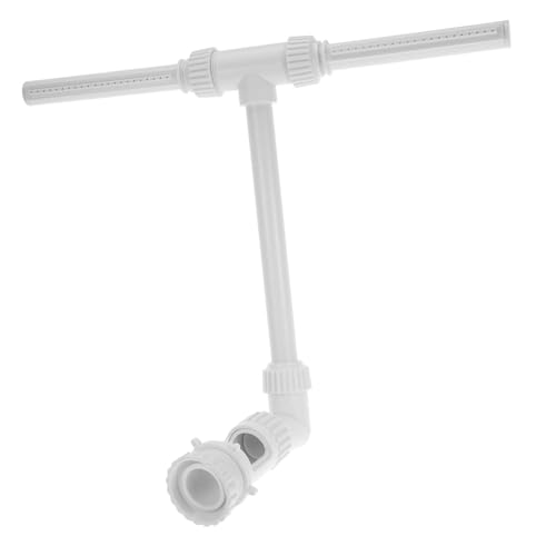 OFFSCH Fountain à Double Tête pour Piscine Et Jardin Accessoires De Fontaine Support De Fontaine Remplaçable pour Bassin Et Piscine Installation Facile Et Nettoyage Pratique