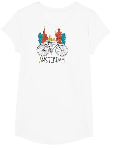 Amsterdam Shirt - Vintage Retro Holland Fahrrad Geschenk T-Shirt
