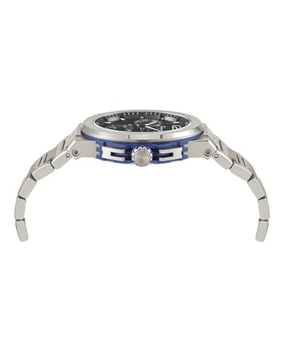 F-80 Titanium Tech Collection Luxury Mens Watch Timepieces with a Grey Bracelet Featuring a Titanium Case and a Black Dial2