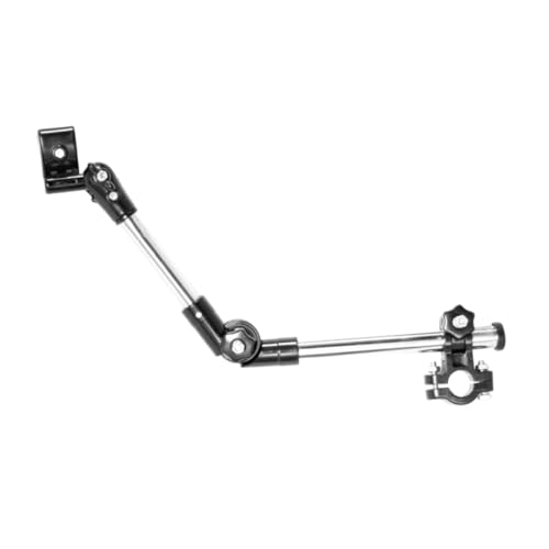 IWOWHERO Stylish Wheelchair Umbrella Holder Mount Support Clamp Black for Uv Protection