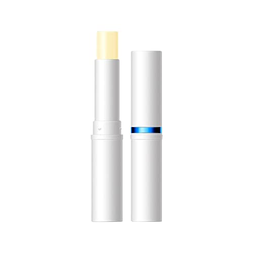 Cuatro tipos de bálsamo labial Bonshirin, bálsamo labial hidratante y rellenador contra grietas, cambio de temperatura, bálsamo labial incoloro (B, talla única)